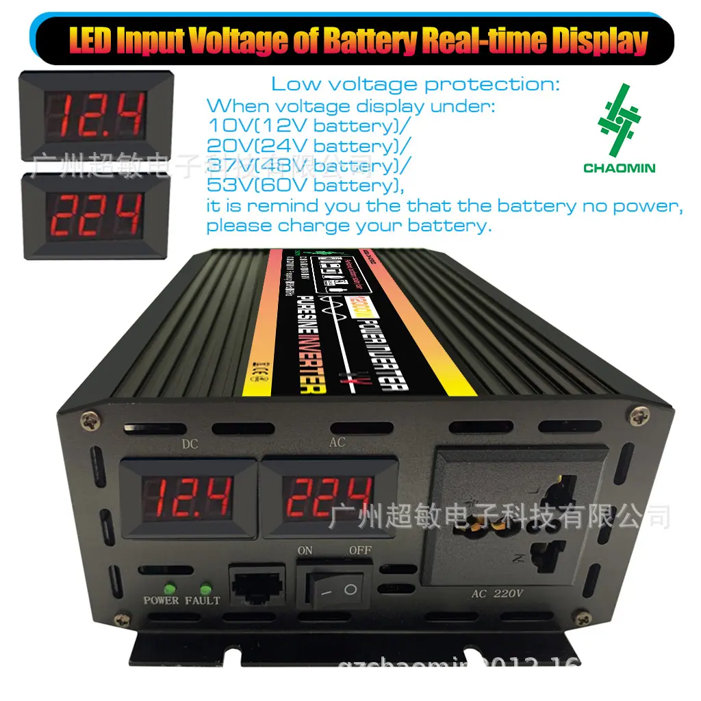 6. CM-HZ12000w Voltage display