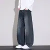 Jeans para hombre Anyang, nueva colección otoño/invierno 2026, pierna recta, corte holgado, versátiles, duraderos, pantalones casuales de pierna ancha