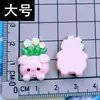 Brillante Dibujo Animado Animal Oso Panda Cachorro Gato Flor en Maceta Girasol Pasador Cuerda para el Cabello Hebilla de Zapato Accesorios