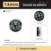 Atacado de fábrica 25mm mini bússola plástico exterior multifuncional mini bússola acessórios de ensino bússola norte
