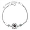 Pulsera de proyección de recuerdos de amor 100 idiomas Te amo en forma de corazón pulsera de amor de moda pulsera para mujer