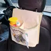 Bolsa Colgante de Lona para Asiento Trasero de Coche Estilo Japonés Dibujos Animados Lindos Snoopy Bolsa Multifuncional para Almacenamiento Caja de Pañuelos