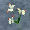 Decoración de ventana de mariposa impresa en 3D, decoración del hogar, accesorios de fotografía, flores artificiales populares, adornos de flores artificiales transfronterizos al por mayor