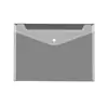 Changhe Snaps a4 Bolsa Transparente para Documentos Plástico PP Espessado a5 Bolsa Arquivo para Armazenamento de Dados de Documentos e Contas