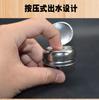 Botella de Alcohol de 100 ml / 200 ml / 250 ml Tipo Push Botella para Manicura Agua de Limpieza Botella de Plástico Máquina de Carga de Disolvente Agua