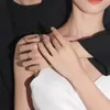 Anillo Luminoso de Plata Pura S999 para Mujer, Anillos de Pareja de Lujo Ligero de Nicho, Ajustable, Regalo de San Valentín