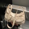 Bolso Grande Texturizado de Gama Alta Nuevo Primavera 2026 Bolso de Mujer Estilo Universitario Retro Bolso de Hombro Bolso Cruzado Casual Versátil