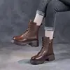 Botas Martin de moda para mujer, nueva colección otoño/invierno 2026, estilo popular, diseño británico elegante, antideslizantes, retro, forradas de felpa, cálidas botas de algodón