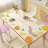 Jogo Americano Minimalista para Mesa de Jantar Impermeável à Prova de Óleo Lavável Resistente ao Calor Toalha de Mesa 2026 Novo Frutas Estilo Ins Protetor de Mesa