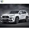 Adecuado para modelos 18-23 de Rav4, Piezas de Coche, Kit de Modificación de Carrocería Grande Khann, Kit de Actualización de Parachoques Delantero y Trasero