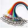 Porta Credencial de PU, Porta Credencial de Trabajo con Doble Ranura para Tarjeta, Credencial de Fábrica, Tarjeta de Comedor Estudiantil, Tarjeta de Autobús, Porta Credencial con Cordón para Cuello, Porta Tarjetas de Cuero Sintético