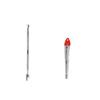 Empurrador de Cutícula de Aço Dupla Face, Lixa de Cutícula, Garfo de Cutícula, Empurrador de Cutícula Pequeno, Unha de Fototerapia, Unha de Cristal, Empurrador de Aço para Manicure
