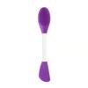 Único Double-Head Silicone Mask Brush Dual-Purpose Cleansing Soft Head Massagem Brush Aplicação Mud Mold Adjustment Stick Beauty Makeup Tool