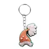 Llavero Colgante de Cola de Sirena Creativo Dibujos Animados PVC Goma Suave Accesorio Llavero Decoración de Equipaje
