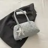 Bolsa tipo almohada 2026 de un solo hombro para debajo del brazo, bolsa coreana de lunares nuevo estilo para mujer, linda niche pequeña bolso de mano transfronterizo
