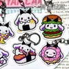 Chaveiro de Acrílico Transparente Dupla Face Desenho Animado Fofo Cinnamoroll de Mercadoria Sanrio Japonesa Transfronteiriça