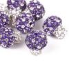 Amazon gypsophila diamante cristal hongo bola de arcilla DIY con cuentas coche suelto con cuentas accesorios llavero al por mayor