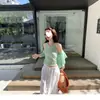Hermoso [Nuevo Producto a las 8 PM del día 7] Chaleco Transparente Ligeramente Translúcido de Cuello Redondo Cardigan Protector Solar