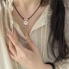 Libro Rojo estilo similar ~ collar de cuerda roja con cierre de seguridad para año de nacimiento, un paso, nuevo collar de cuerda trenzada china para novias