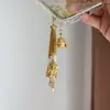 Nueva Cadena para Teléfono Móvil con Borla de Cuentas Estilo Chino, Cordón para Teléfono Móvil, Lujo Accesible Exquisito, Colgante de Bolso de Nicho DIY con Cuentas