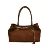 Bolso Transfronterizo de Nuevo Estilo Bolso Tote Retro de Moda con Sentido de Alta Gama Bolso de Mano de Gran Capacidad Bolso de Hombro/Axila Tongle para Mujer