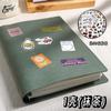 Cuaderno de Hojas Sueltas de Cuero Suave Súper Grueso Hojas Sueltas Extraíbles B5 Cuaderno Grueso Retro Sin Tapa para Estudiantes Universitarios
