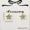 Pendientes Creativos de Nuevo Estilo para Mujer Elementos Naturales Pendientes para Mujer Lujo Ligero Diseño de Nicho Pendientes Mini para Mujer en stock