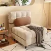 Sofá cama perezoso de pana, sofá cama de tamaño pequeño, diseño plegable, adecuado para uso individual como asiento o cama, ideal para salas de estar, dormitorios o como silla para siestas