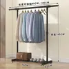 Secador de ropa simple, secador de ropa plegable de un solo poste para interiores, estante de almacenamiento para dormitorio y hogar, perchero