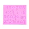 Creative Alphanumeric Flip Açúcar Silicone Molde Bolo Decoração Chocolate Biscoito Cerâmica Macia Argila Molde de Silicone