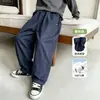 Pantalones Casuales Finos de Algodón Puro para Niños Otoño 2026, Unisex, Versátiles y Cómodos Pantalones Largos para Jardín de Infancia