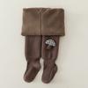 Leggings para niñas 2023 otoño e invierno, pantimedias gruesas con forro polar para niños, pantalones cálidos de algodón para bebés y niñas