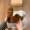Estilo Retro Versátil Birkenstock Sapatos Femininos Outono 2026 Novos Sapatos Mary Jane Flats Slip-on Mocassins Casuais