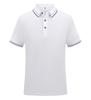 Camisa polo personalizada com logotipo impresso, camisa publicitária, lapela de verão, roupa de trabalho para mulheres, estampada, elegante, cor pura, manga curta, roupa de trabalho masculina