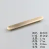 Puxador Pequeno Minimalista Nórdico, Puxador Reto para Móveis de Armário, Puxador de Gaveta, Guarda-Roupa e Porta, Puxador de Cobre Escovado de Luxo Leve