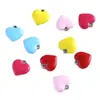 Pingente Coração Colorido Esmaltado em Aço Inoxidável para Montagem DIY de Colar Pulseira Charme em Formato de Coração Acessórios de Joia