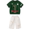 Roupas de Moda Hip-Hop Verão Infantil Rua Americana Meninos Hip-Hop Meninas Frescas Manga Curta Roupas Hiphop Infantis
