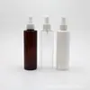 200ml ml Botella Pequeña con Atomizador Botella con Atomizador Botella Blanca Botella de Plástico con Atomizador Botella con Atomizador para Salón de Belleza Botella Vacía Embotellada