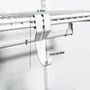 Pilar AA Espessado Perfurado Aberto Walk-In Cabide de Metal para Guarda-Roupa Supermercado Oito-Cem Acessórios de Prateleira de Armazenamento