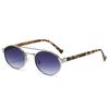 Gafas de Sol de Doble Puente Nuevas Transfronterizas, Estilo Europeo y Americano, Forma Ovalada de Moda, Versátiles, Artículo Popular de Comercio Exterior, Gafas de Sol Sencillas