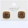 Pendientes Cuadrados con Estampado de Leopardo Nuevos para Otoño e Invierno, Modernos, Lujo Accesible, Pendientes Retro y de Gama Alta para Mujer 5 Nuevos y Versátiles