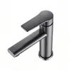 Grifo de lavabo de acero inoxidable, grifo de baño de agua fría y caliente, mezclador para lavabo, grifo de lavabo