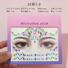 Nuevas Pegatinas Faciales Transfronterizas, Pegatinas de Diamantes, Pegatinas Faciales Acrílicas, Pegatinas de Cristal, Pegatinas Faciales de Pedrería