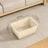 Cesta de Armazenamento para Gabinete Transfronteiriço Caixa de Armazenamento de Diversos para Mesa Caixa de Armazenamento de Brinquedos para Jardim de Infância Cesta de Armazenamento de Lanches para Cozinha