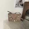 Bolsa transversal feminina 2026 nova verão tendência casual moda versátil nicho bolsa de ombro para trabalho e deslocamento