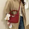 Bolso Pequeño Sencillo de Mano para Mujer 2026 Nuevo Versátil Bolso Cubo con Patrón de Lichi Bolso Cruzado Versátil de Gama Alta Retro