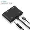 Convertidor de host de computadora VGA a HDMI/VGA dos en uno conmutador de salida uno a dos resolución 1080p