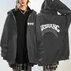 Cardigan Hoodie Moletom com Zíper Estampado Arirang World Tour Moda Nova Loose Top Casual para Fãs