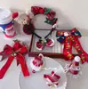Accesorios para el cabello de Navidad tocado pasador de Papá Noel par de pasadores rotos clip sombrero de Navidad diadema pasador para niños otoño e invierno