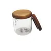 Tampa de Garrafa de Madeira de Acácia Anel de Vedação de Silicone Tampa de Bambu Pote de Armazenamento Copo Mason Tampa de Madeira de Acácia com Borda Curva